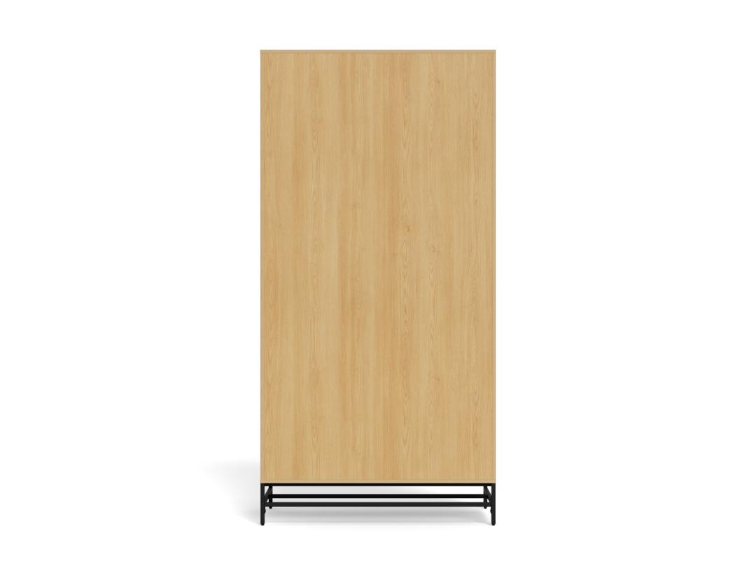 Kledingkast Jooris Naturel 99 cm - Afbeelding 4