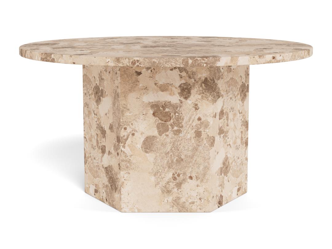 Salontafel Jelti Marmer Ø80 cm - Afbeelding 4