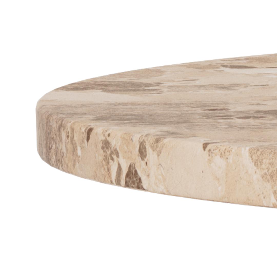 Salontafel Jelti Marmer Ø80 cm - Afbeelding 5