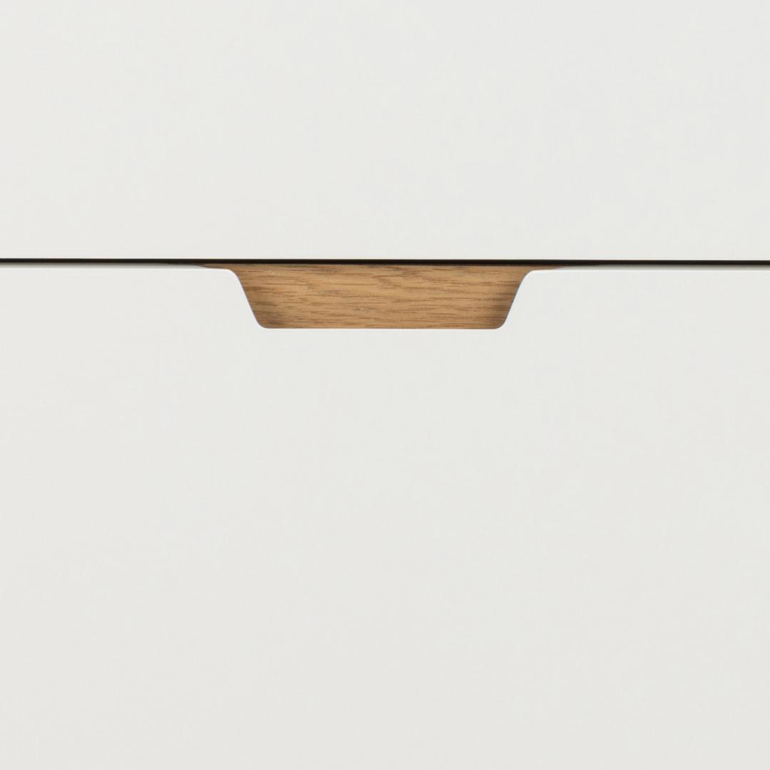 Ladekast Ceiler Wit 135 cm - Afbeelding 4
