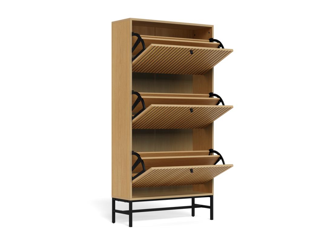 Schoenenkast Staakun Naturel 71,6 cm - Afbeelding 8