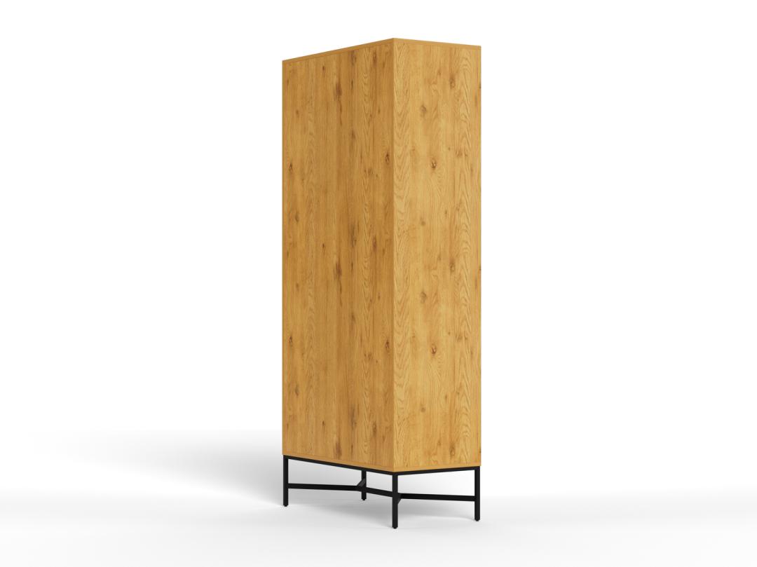 Vitrinekast Raandio Naturel 80 cm - Afbeelding 3