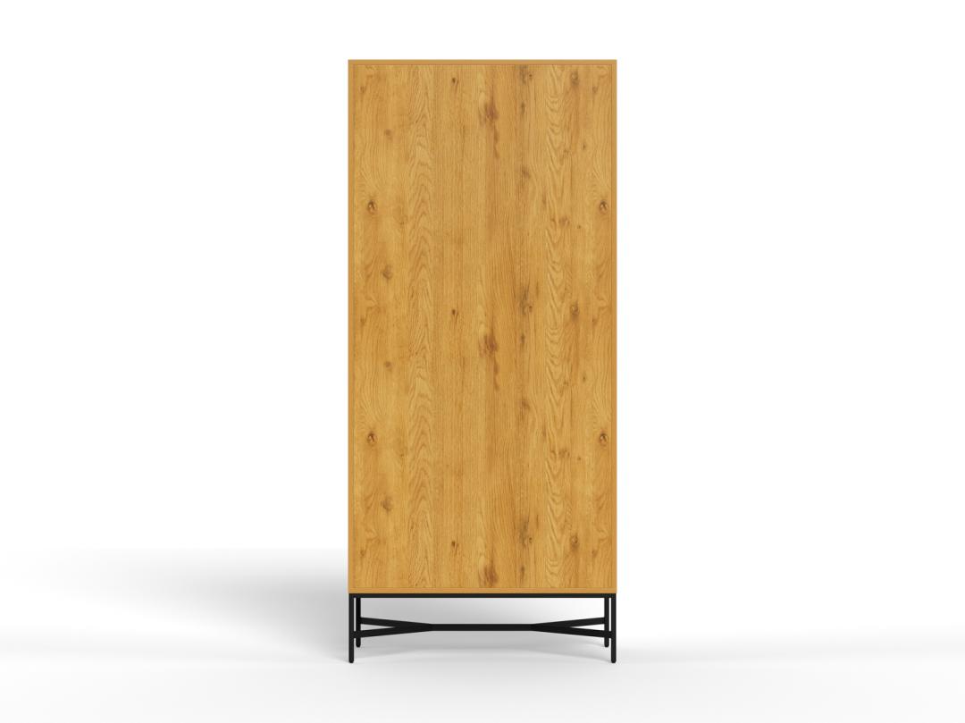 Vitrinekast Raandio Naturel 80 cm - Afbeelding 4