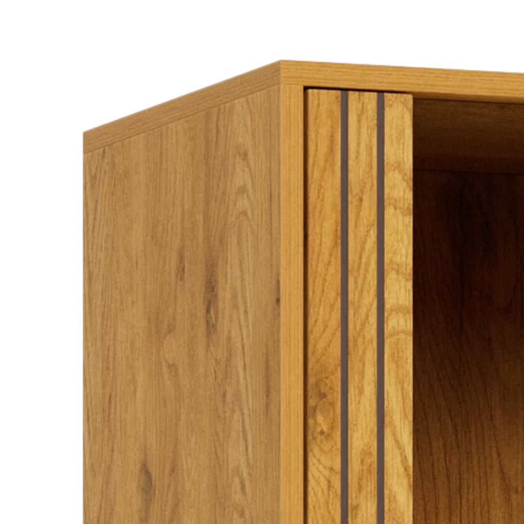 Vitrinekast Raandio Naturel 80 cm - Afbeelding 6