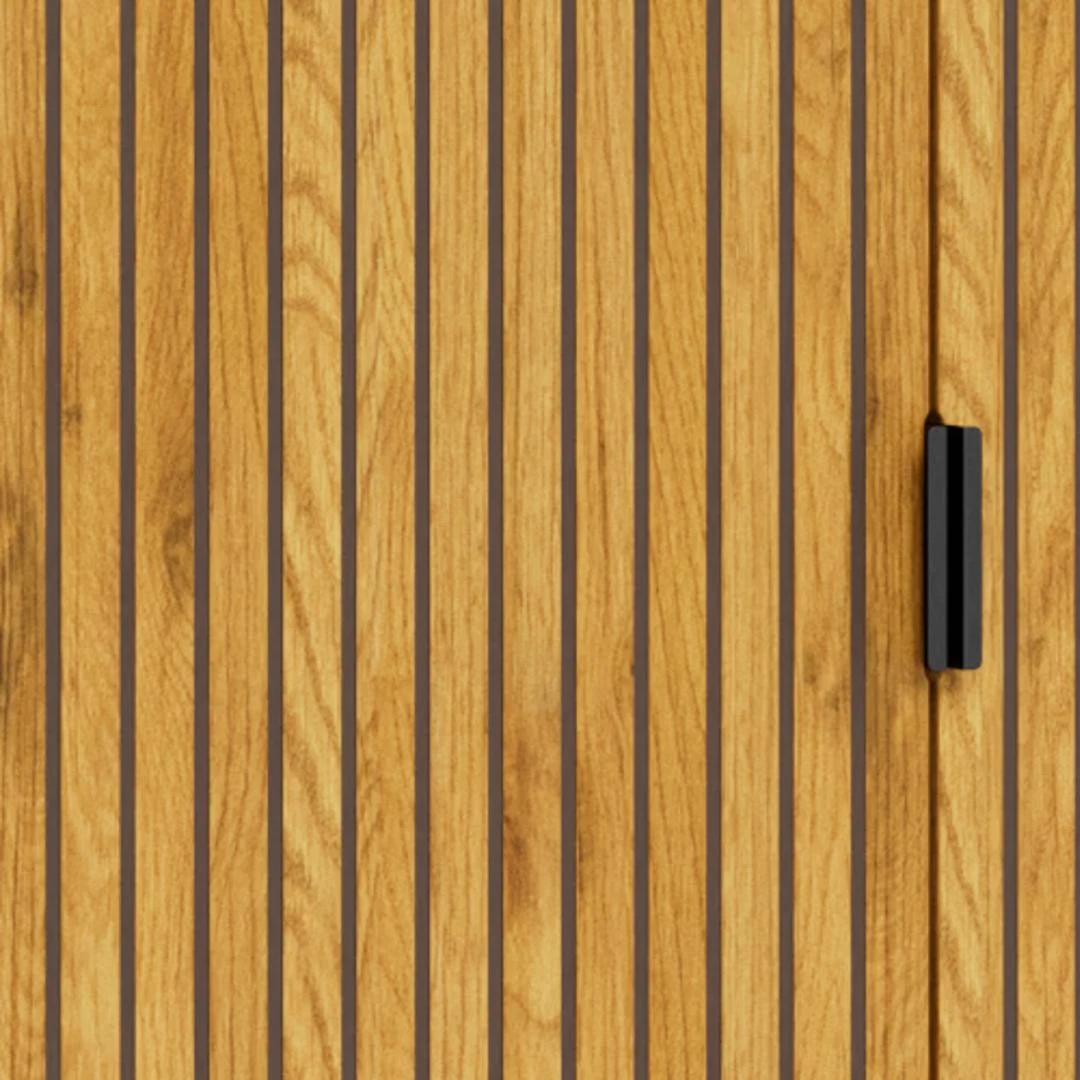 Vitrinekast Raandio Naturel 80 cm - Afbeelding 8