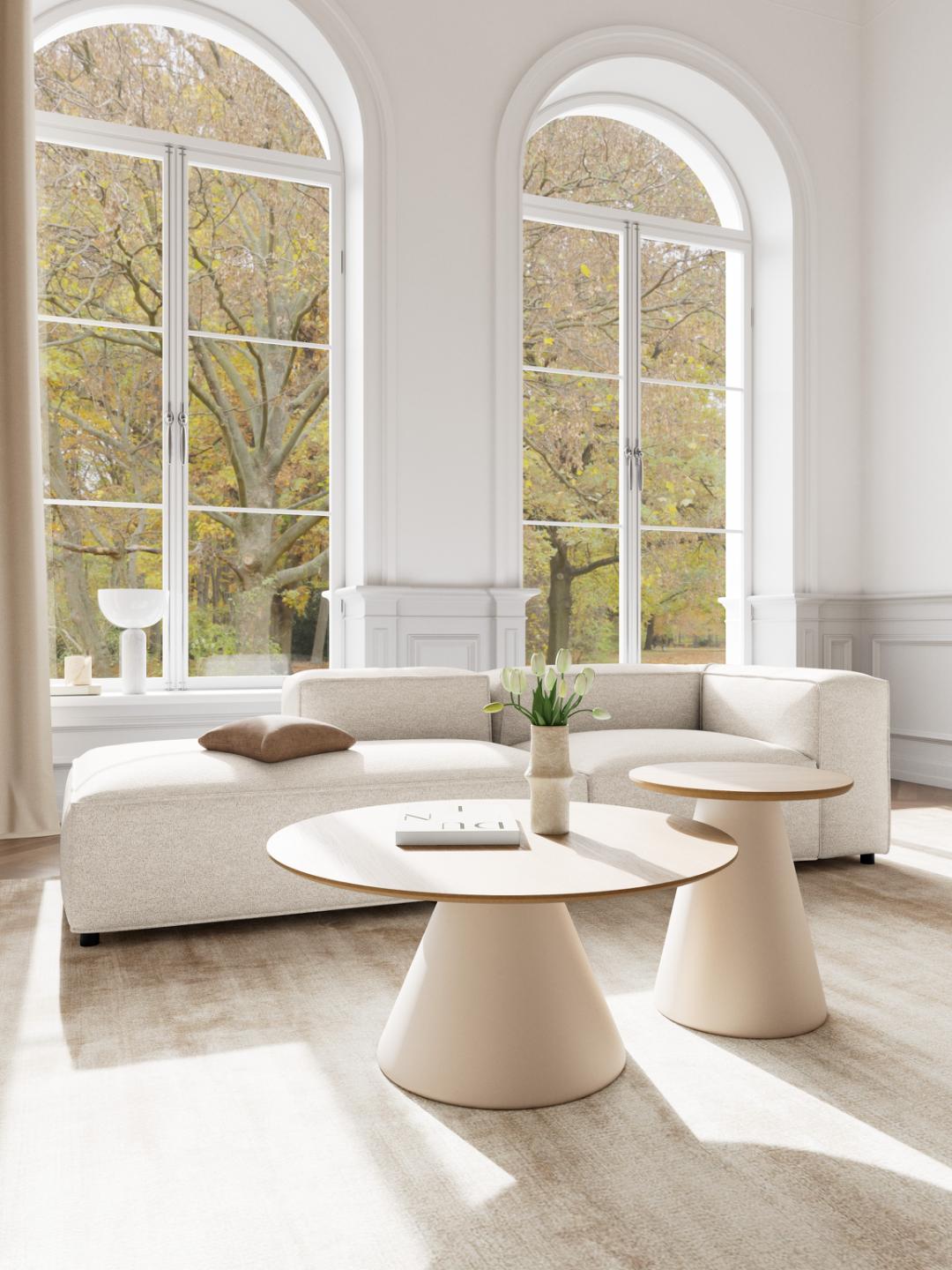 Salontafel Gaundira MDF Ø85 cm - Afbeelding 8