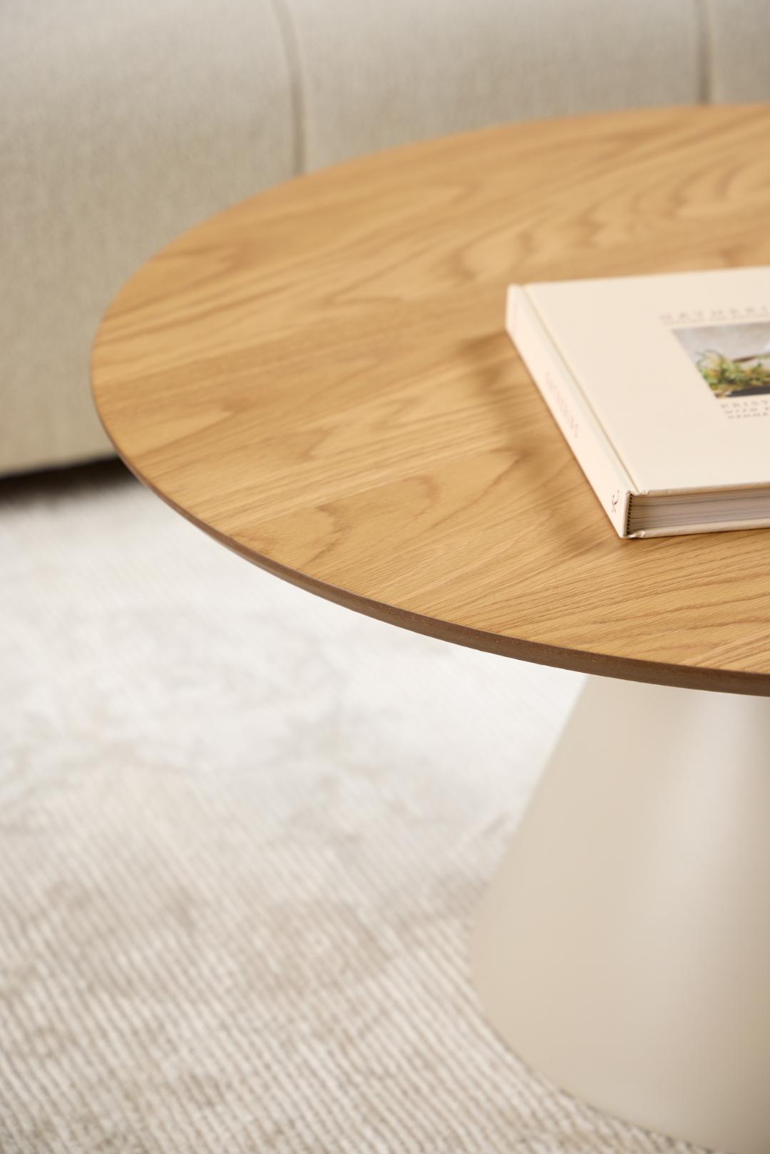 Salontafel Gaundira MDF Ø85 cm - Afbeelding 9