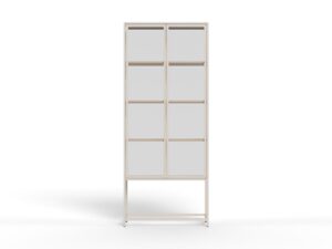 Vitrinekast Golvum Grijs 77 cm