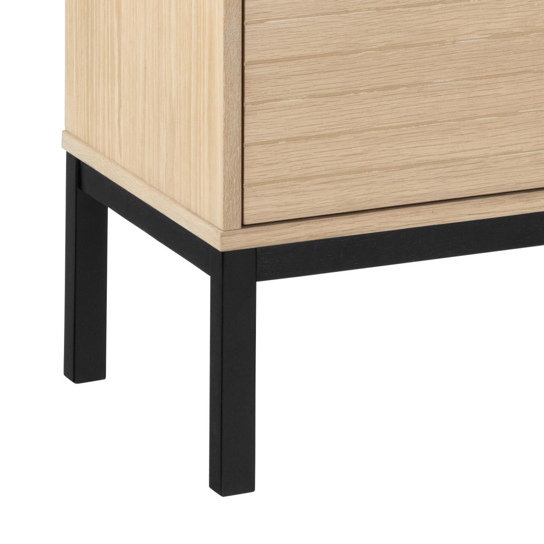 Dressoir Findero Wit 180 cm - Afbeelding 4
