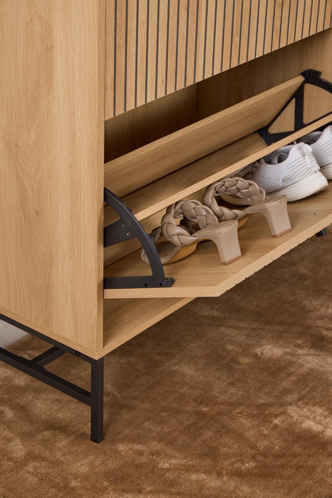 Schoenenkast Jeelvund Naturel 98,7 cm - Afbeelding 11