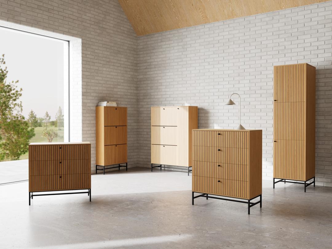 Schoenenkast Jeelvund Naturel 98,7 cm - Afbeelding 14
