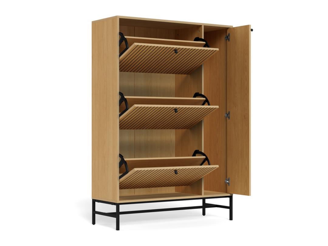 Schoenenkast Jeelvund Naturel 98,7 cm - Afbeelding 8