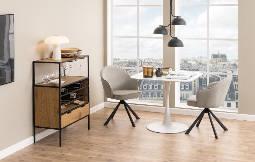 Eettafel Zaunsia Keramiek 90 cm - Afbeelding 4
