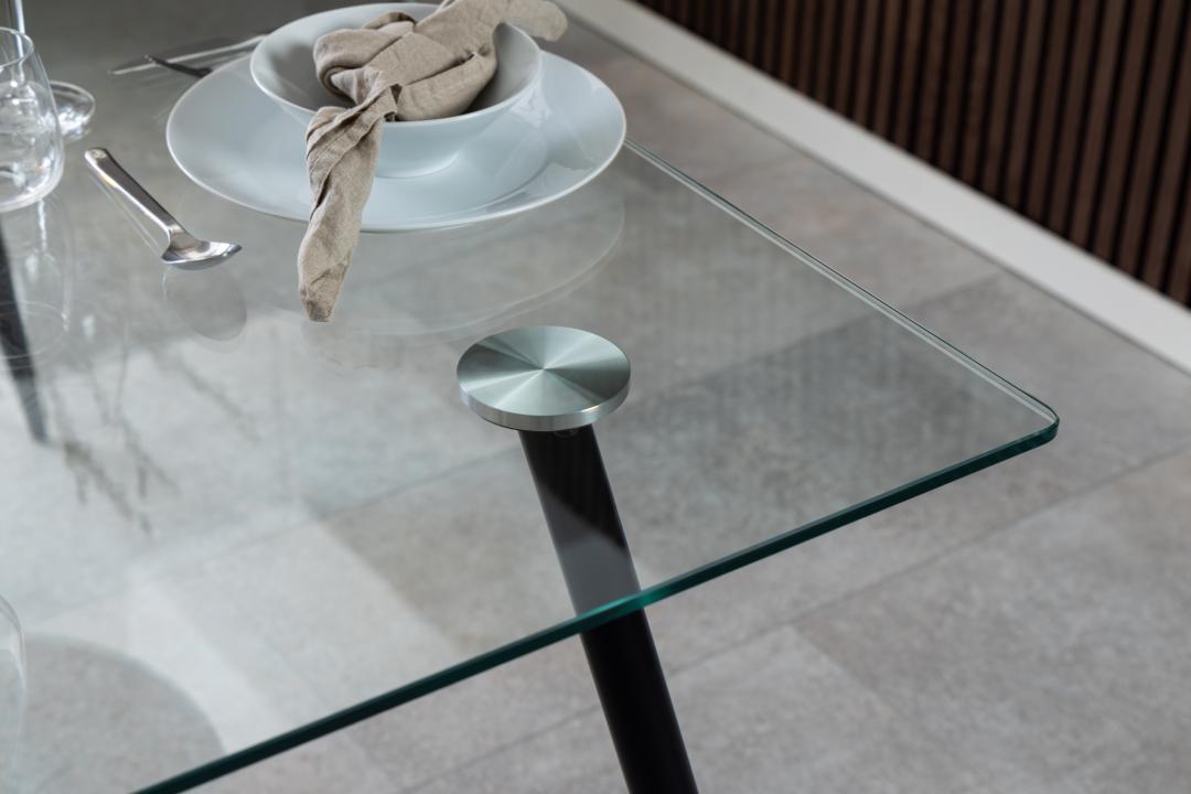 Eettafel Klonis Glas 140 cm - Afbeelding 3