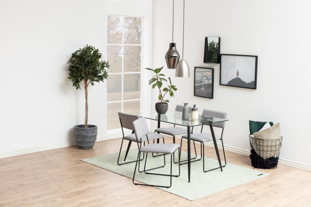 Eettafel Klonis Glas 140 cm - Afbeelding 6