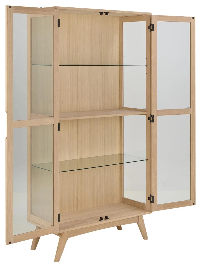 Vitrinekast Falik Wit 94 cm - Afbeelding 3