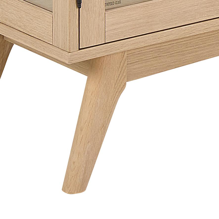 Vitrinekast Falik Wit 94 cm - Afbeelding 5
