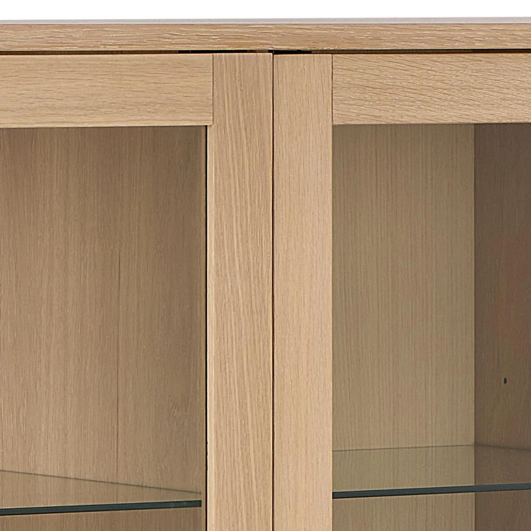 Vitrinekast Heinnea Wit 140 cm - Afbeelding 6