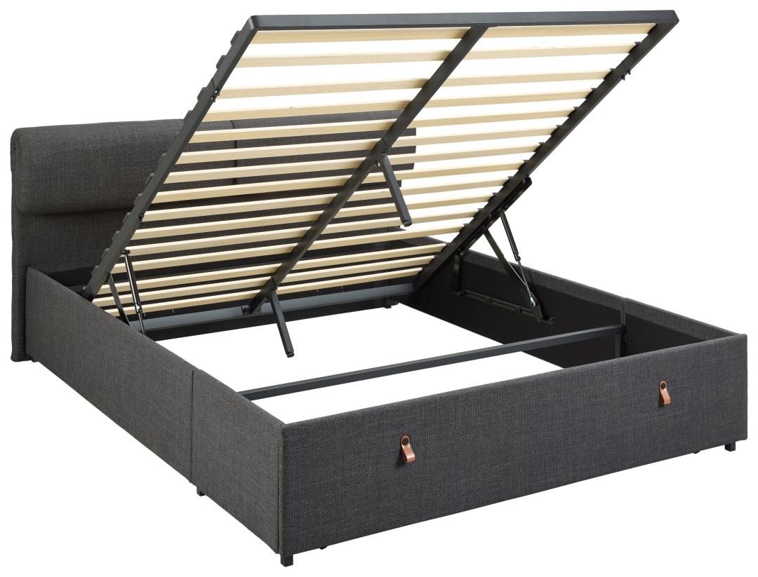Bed Peilvello Grijs 160x200 - Afbeelding 3