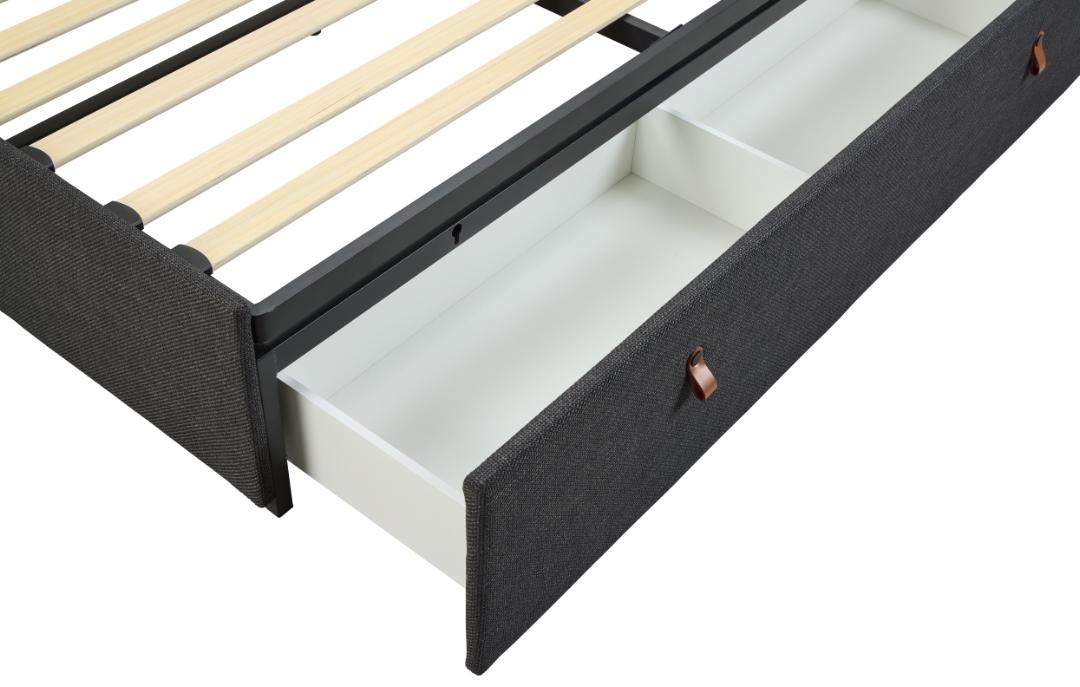 Bed Peilvello Grijs 160x200 - Afbeelding 5