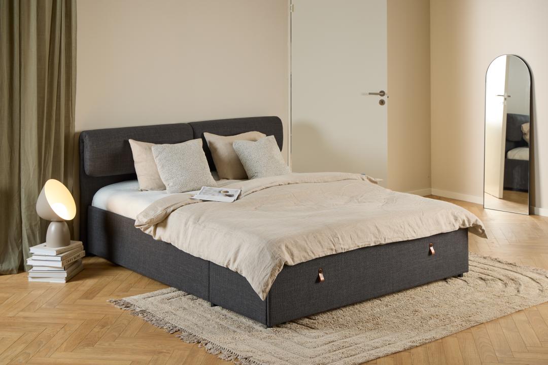 Bed Peilvello Grijs 160x200 - Afbeelding 9
