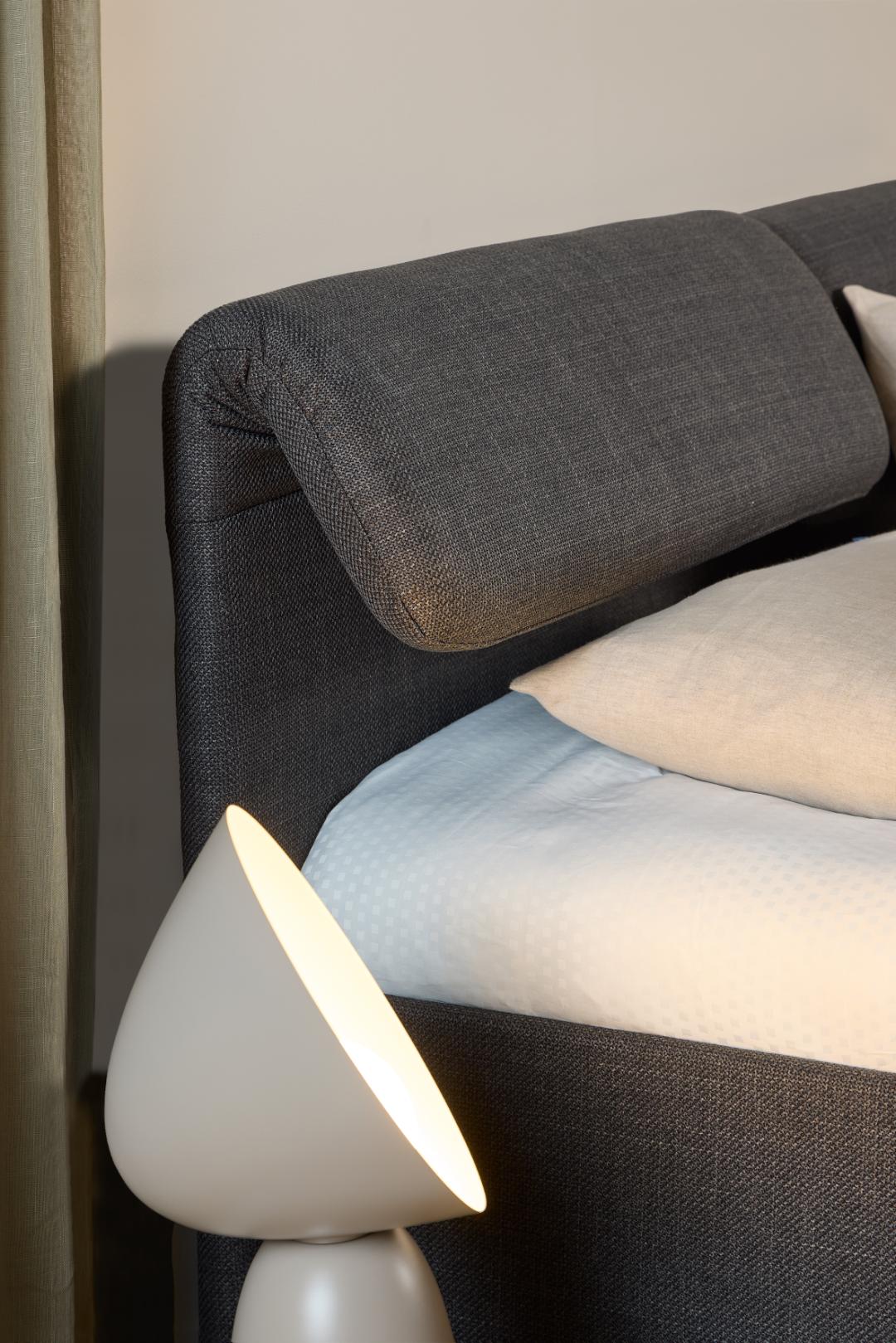 Bed Trissek Grijs 140x190 - Afbeelding 7