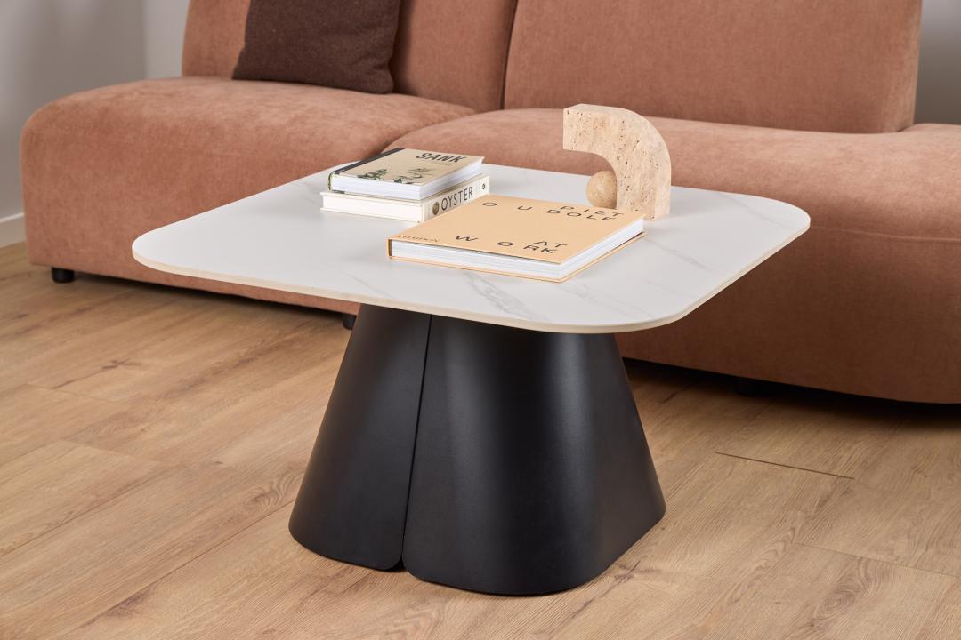 Salontafel Gaannond Keramiek 80 cm - Afbeelding 8