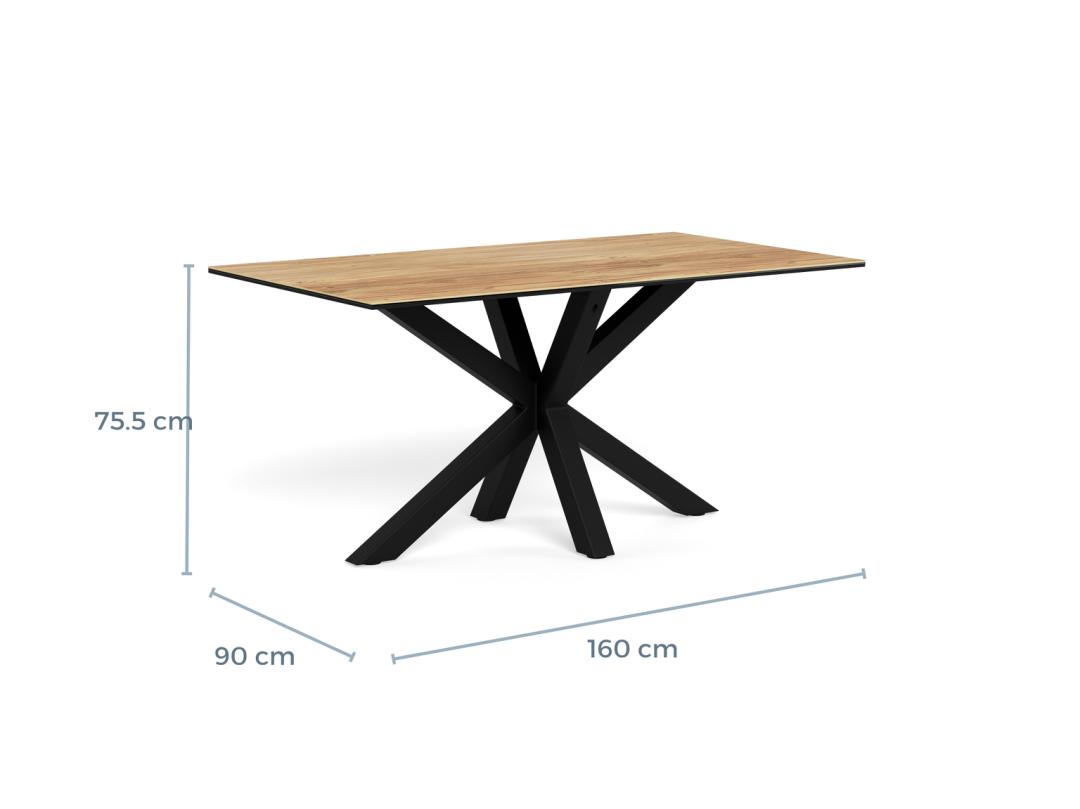 Eettafel Greerdan Keramiek 160 cm - Afbeelding 8