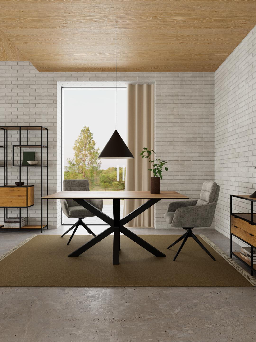 Eettafel Greerdan Keramiek 160 cm - Afbeelding 9