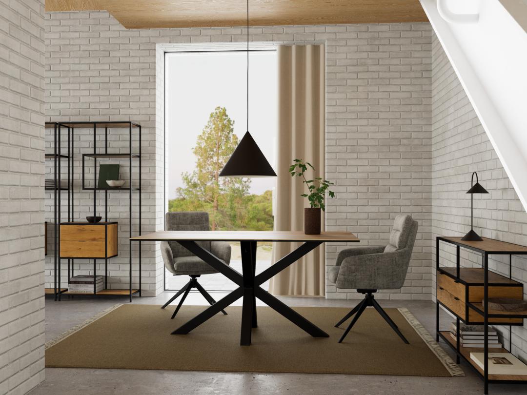 Eettafel Greerdan Keramiek 160 cm - Afbeelding 10