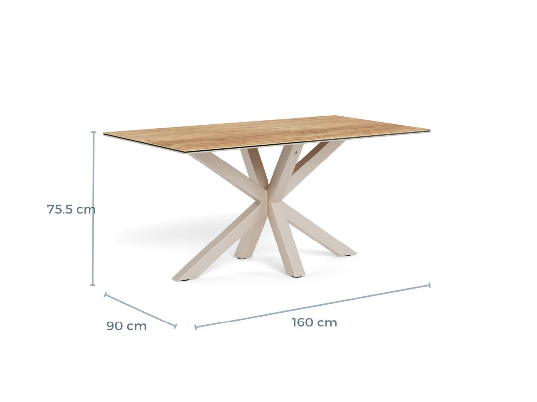 Eettafel Cunnino Keramiek 160 cm - Afbeelding 8