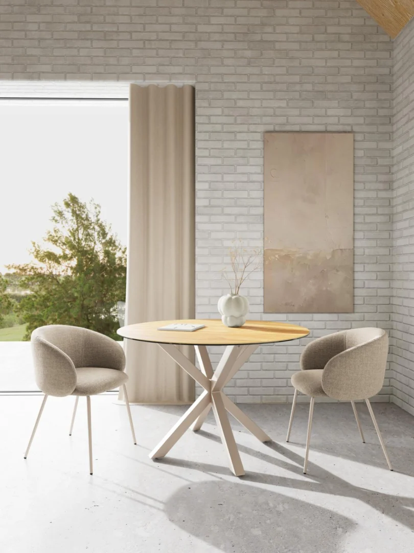 Eettafel Ceermund Keramiek Ø119 cm - Afbeelding 8