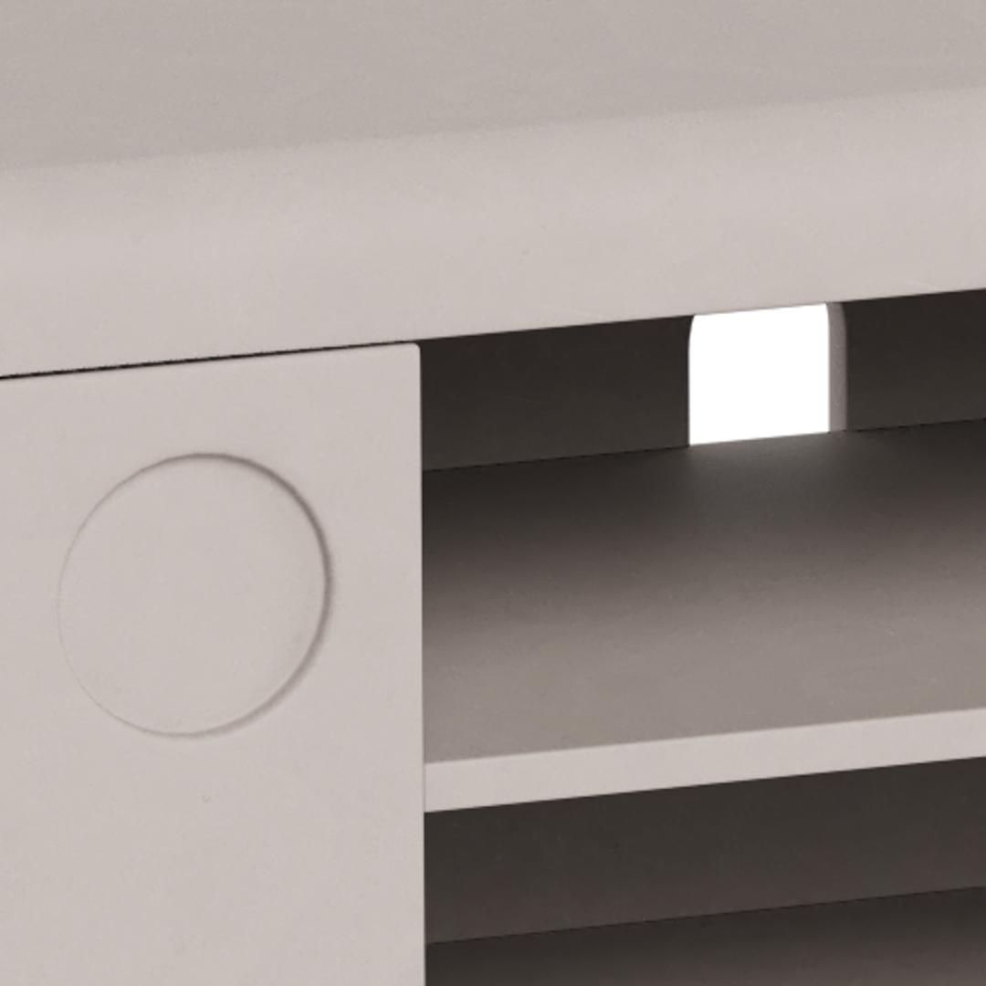 TV-meubel Haantonte Grijs 160 cm - Afbeelding 6