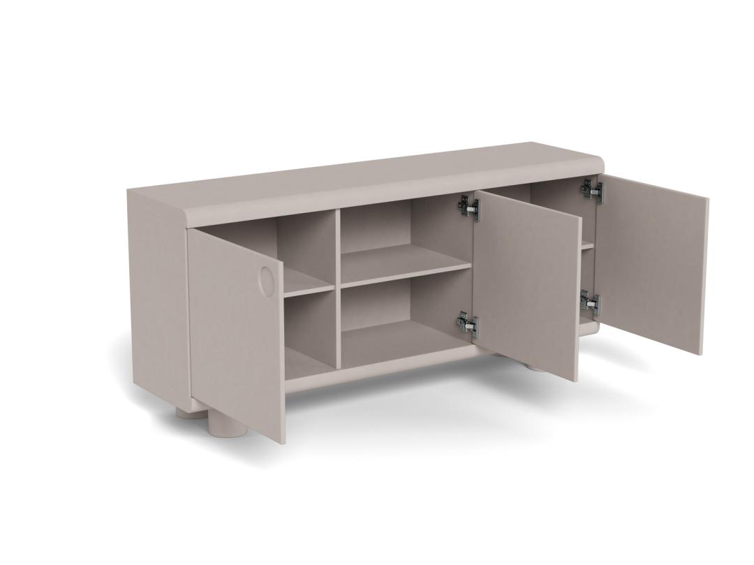 Dressoir Flaskoro Grijs 160 cm - Afbeelding 8
