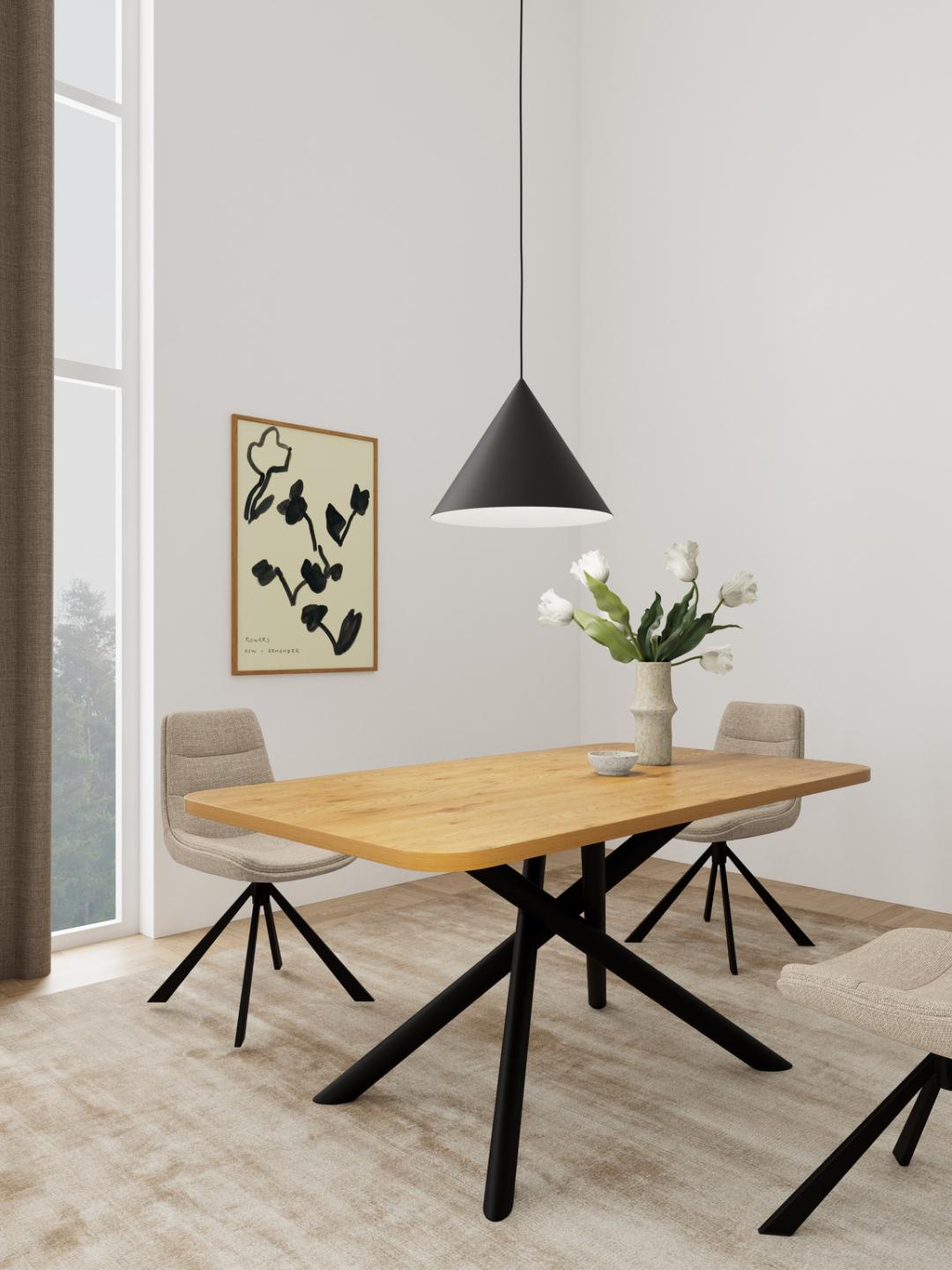 Eettafel Poodund MDF 160 cm - Afbeelding 8