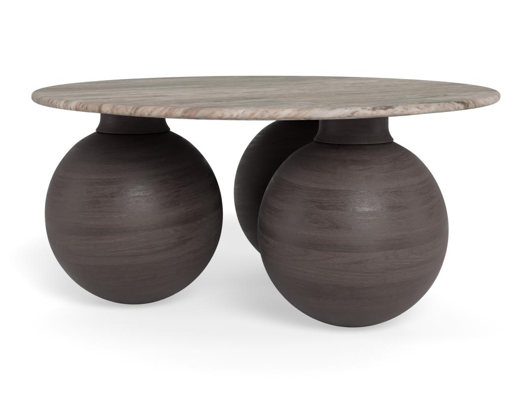 Salontafel Vondello Marmer Ø95 cm - Afbeelding 2