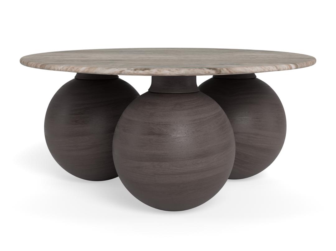 Salontafel Vondello Marmer Ø95 cm - Afbeelding 3