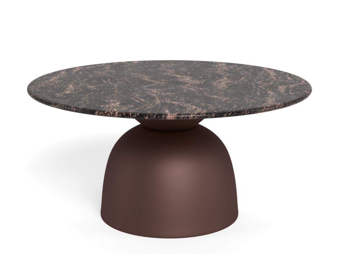 Salontafel Slaurdona Marmer Ø80 cm - Afbeelding 2