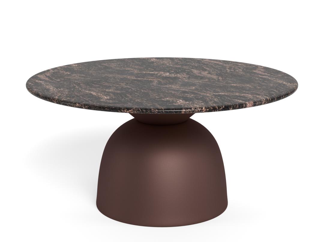 Salontafel Slaurdona Marmer Ø80 cm - Afbeelding 3