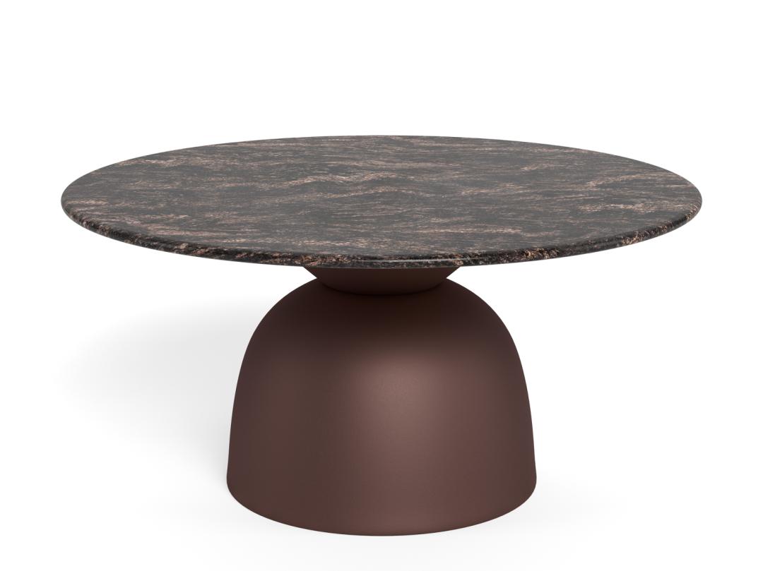 Salontafel Slaurdona Marmer Ø80 cm - Afbeelding 4
