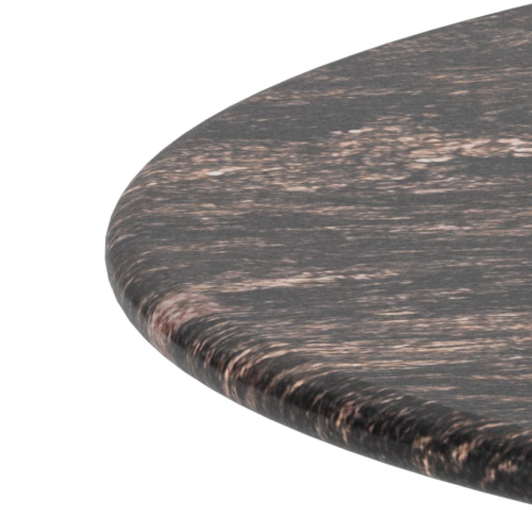 Salontafel Slaurdona Marmer Ø80 cm - Afbeelding 5