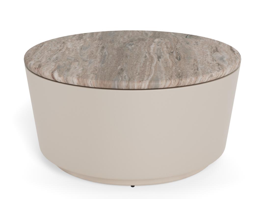 Salontafel Floommang Marmer Ø80 cm - Afbeelding 2