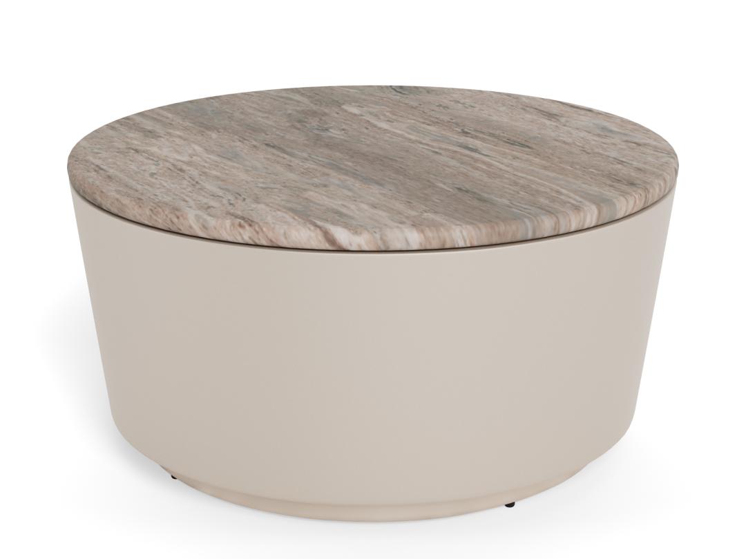 Salontafel Floommang Marmer Ø80 cm - Afbeelding 3
