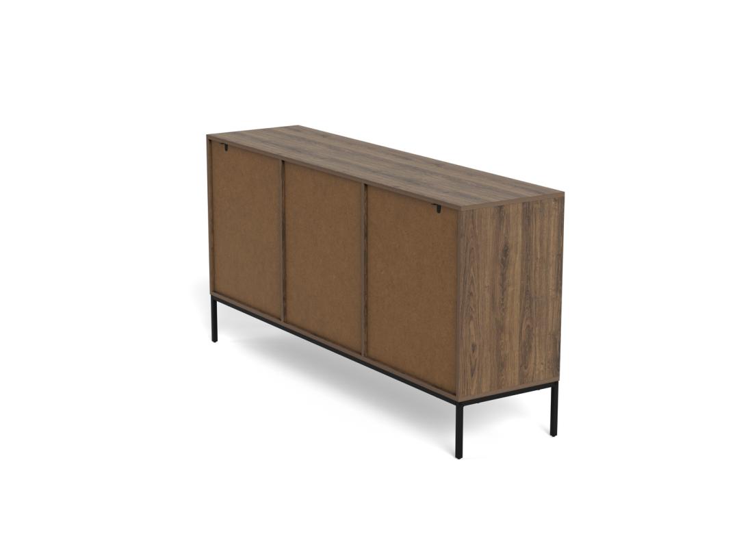 Dressoir Skaalia Rookgrijs 158 cm - Afbeelding 3