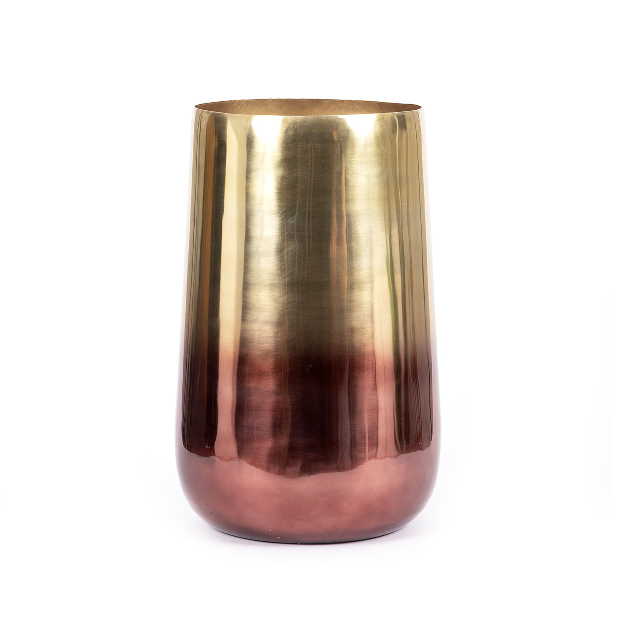Bloempot Kathmandu Aluminium Messing