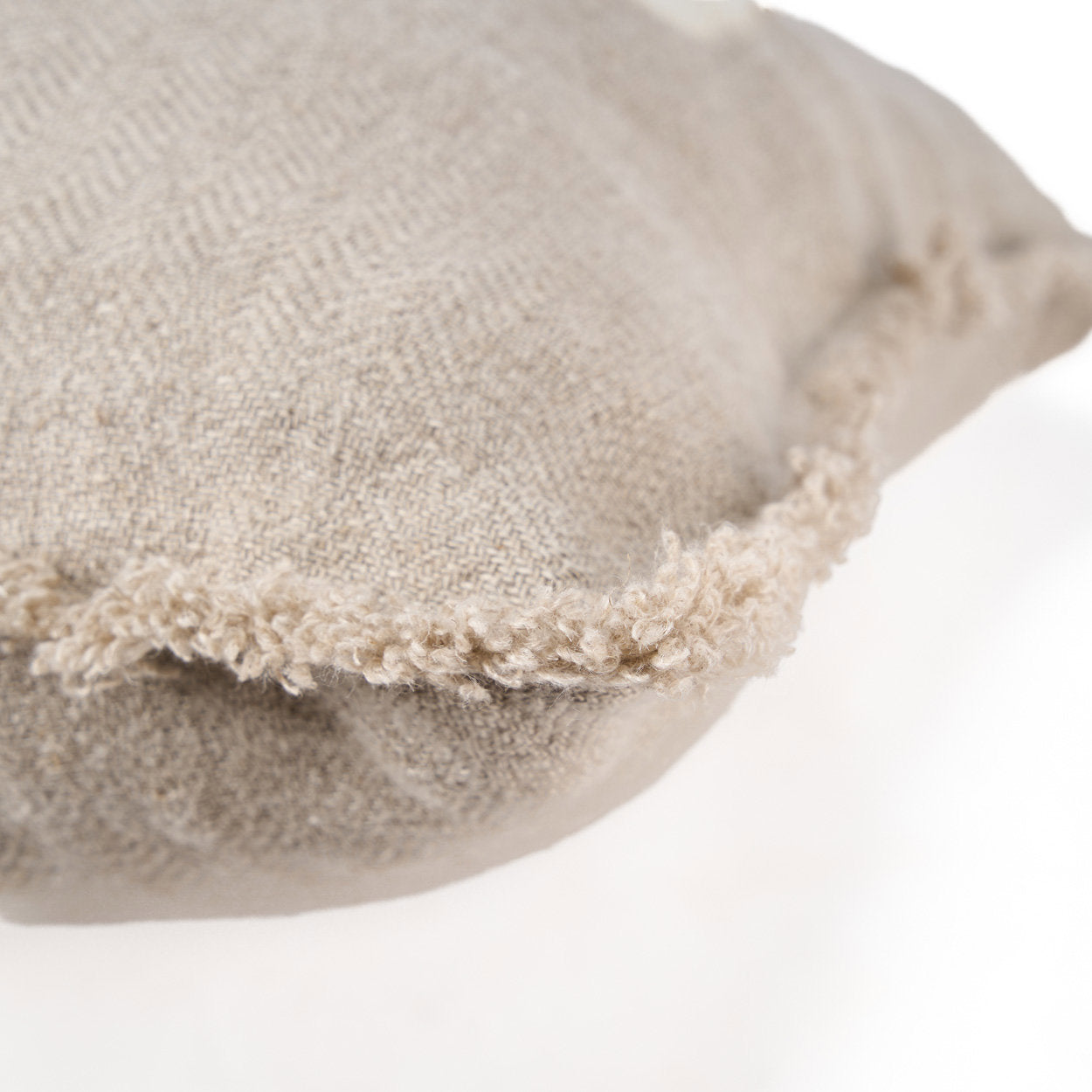 Kussenhoes Ramer Naturel 50x50 cm - Afbeelding 5