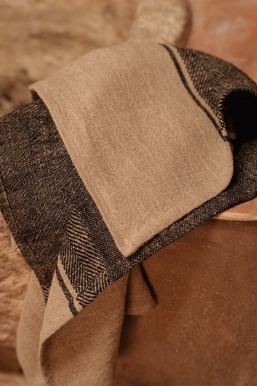 Woonaccessoire Slaultond Linnen Naturel - Afbeelding 3