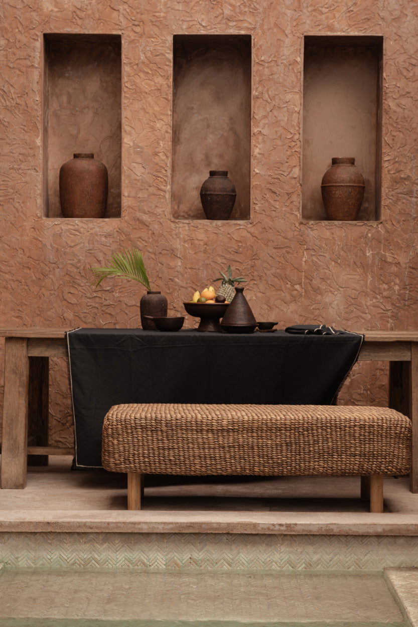 Tafelkleed Saloro Zwart 150x250 cm - Afbeelding 2