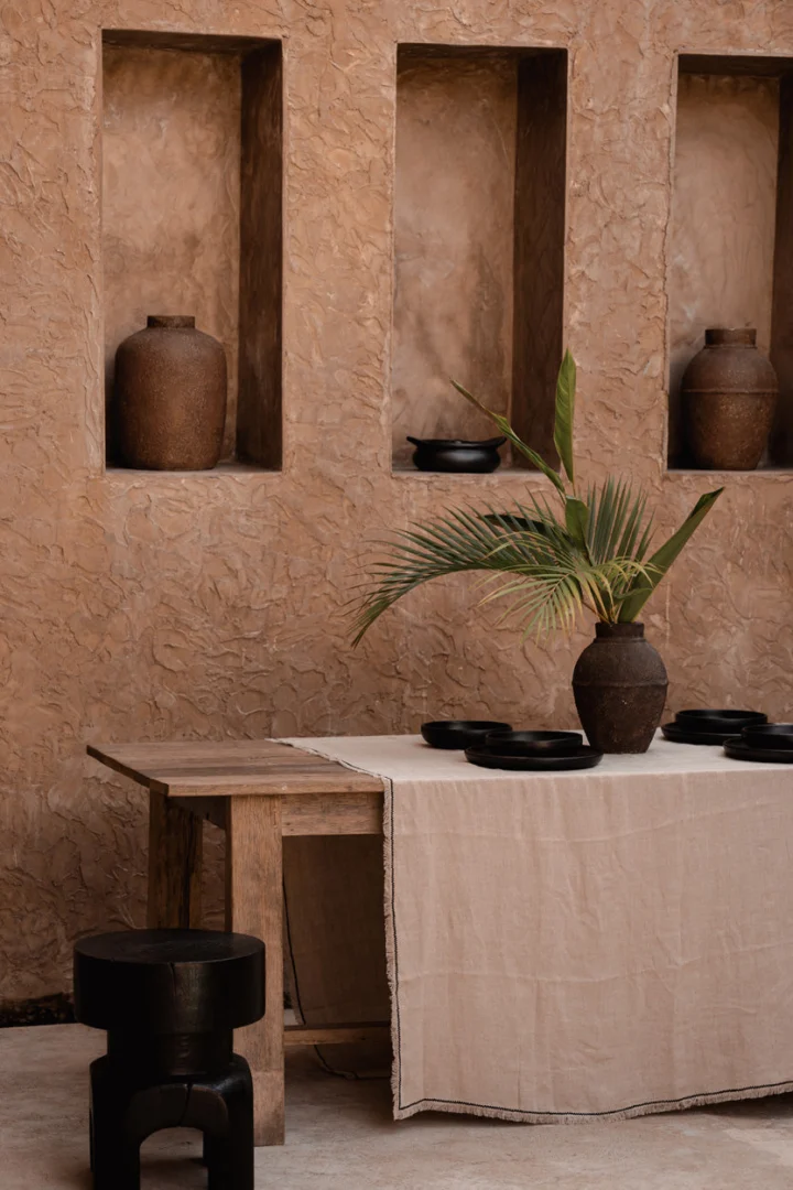 Tafelkleed Skodal Naturel 150x300 cm - Afbeelding 2