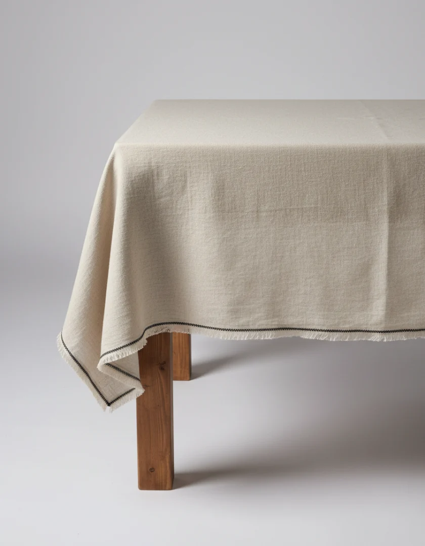 Tafelkleed Skodal Naturel 150x300 cm - Afbeelding 4